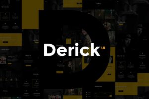 Banner image of Premium Derick Creative Website UI Kit  Free Download