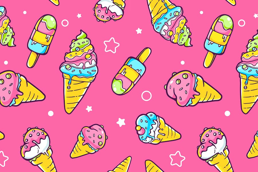 Premium Ice Cream Patterns  Free Download