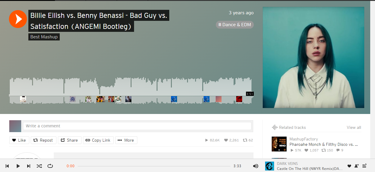 Billie Eilish vs. Benny Benassi - Bad Guy vs. Satisfaction (ANGEMI Bootleg) 