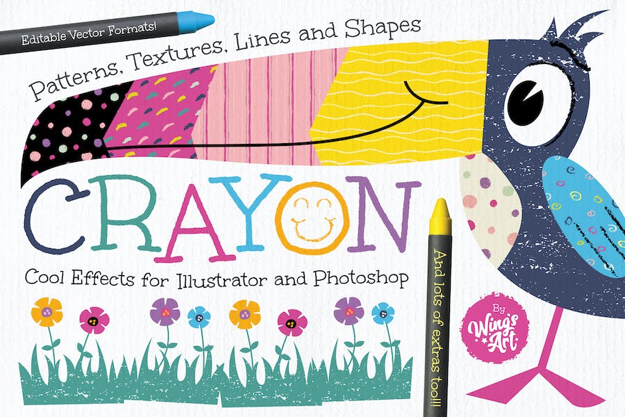 Premium Wax Crayon Textures and Patterns  Free Download