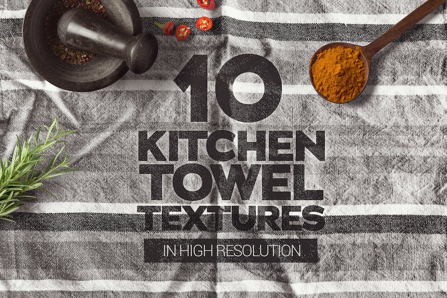 Premium Kitchen Towel Textures X10  Free Download