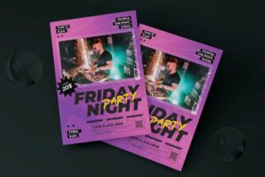 Premium Night Party Flyer Free Download