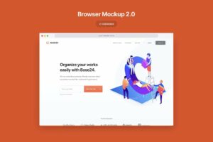 Premium Website Browser Mockup 2.0 Free Download