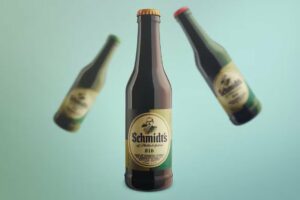 Premium Realistic Beer Bottle Mock-Up Template Free Download