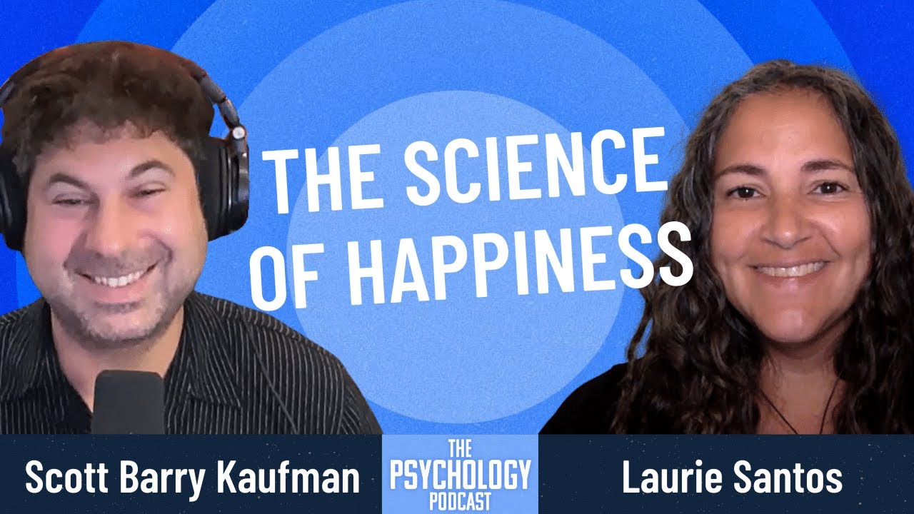 An image of The surprising science of happiness by Laurie Santos