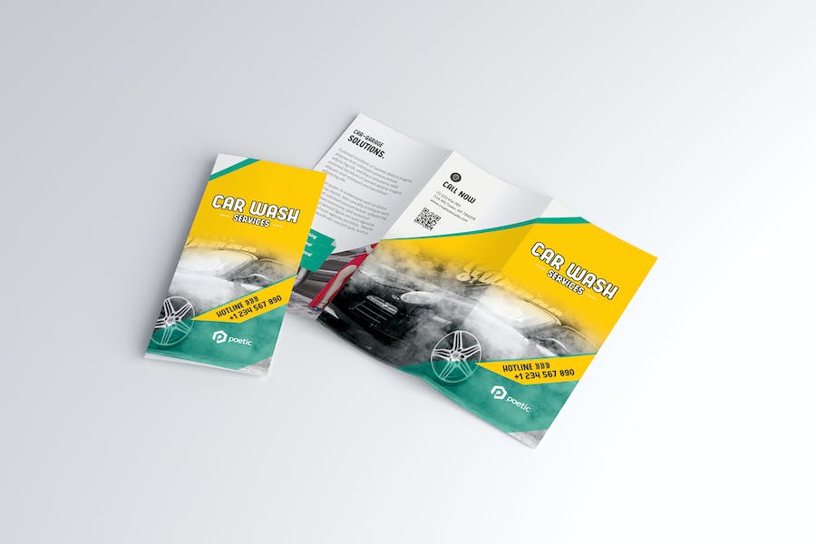 Premium Car Wash Brochure  Free Download