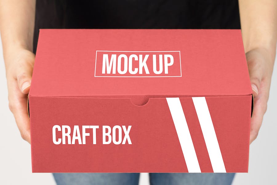 Premium Carton Box Mock Up  Free Download