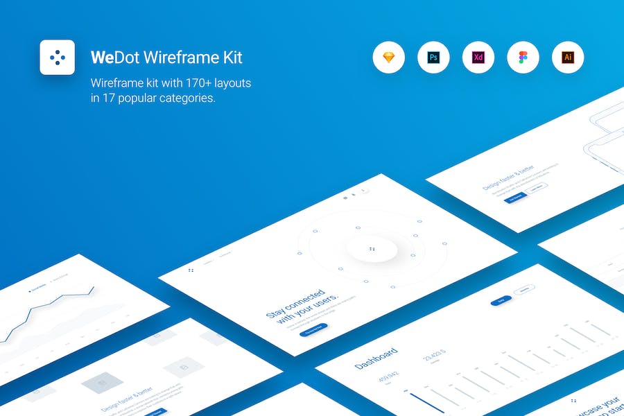 Premium Wedot Wireframe UI Kit  Free Download
