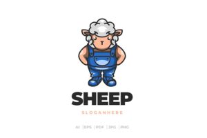 Banner image of Premium Sheep Logo  Free Download