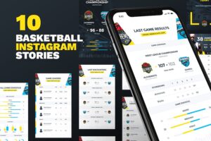 Banner image of Premium 10 Basketball Instagram Stories  Free Download