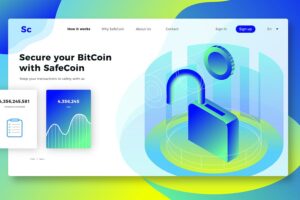 Banner image of Premium SafeCoin Banner & Landing Page  Free Download