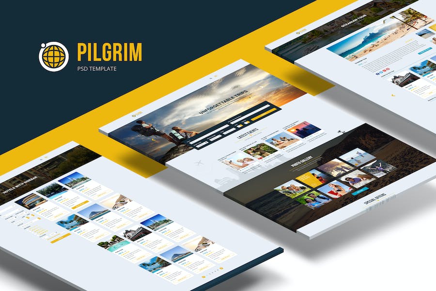 Premium Pilgrim Travel Agency & Tour Operator Booking  Free Download