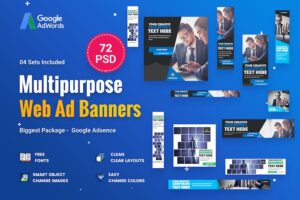 Banner image of Premium Multipurpose Business Banners Ad 72 PSD  Free Download