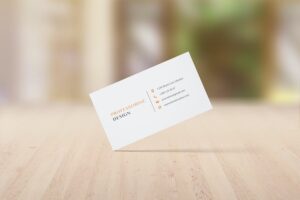 Banner image of Premium 3.5x2 Business Card Mockup  Free Download