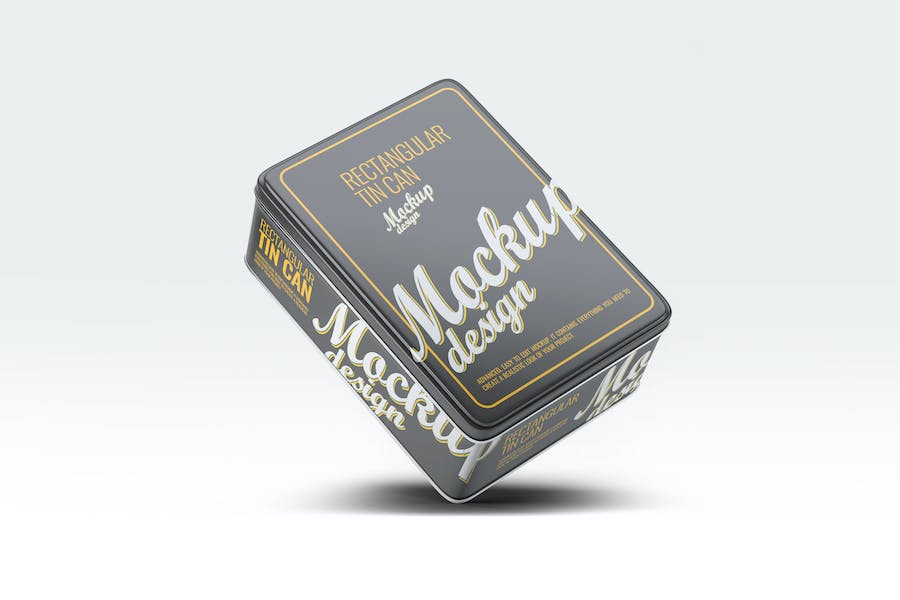 Premium Tin Can Mock Up  Free Download