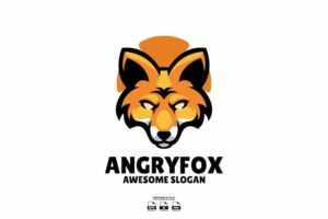 Banner image of Premium Fox Head Illustration Logo Design  Free Download