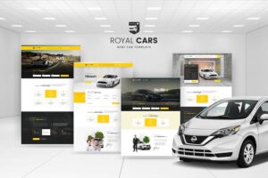 Banner image of Premium Royal Cars Rent Car PSD Template  Free Download