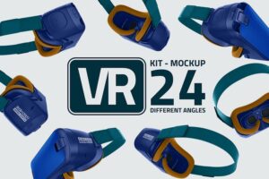 Banner image of Premium VR Kit Mockup  Free Download