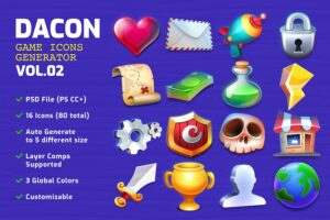 Banner image of Premium Dacon Game Icon Generator V.02  Free Download