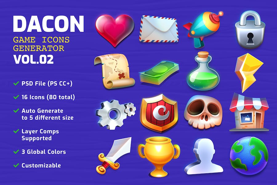 Premium Dacon Game Icon Generator V.02  Free Download
