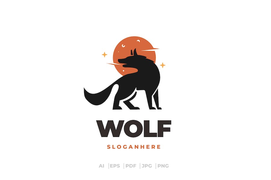 Premium Wolf Logo  Free Download