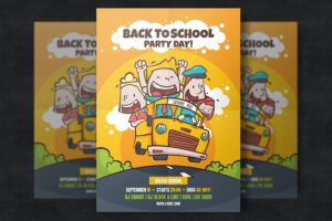 Banner image of Premium Back To School Flyer Template  Free Download