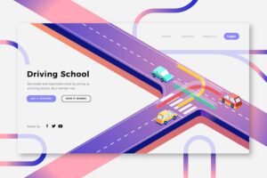 Banner image of Premium Driving School Banner Page  Free Download