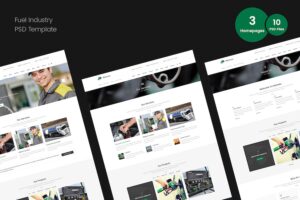 Banner image of Premium Fuel Industry PSD Template  Free Download