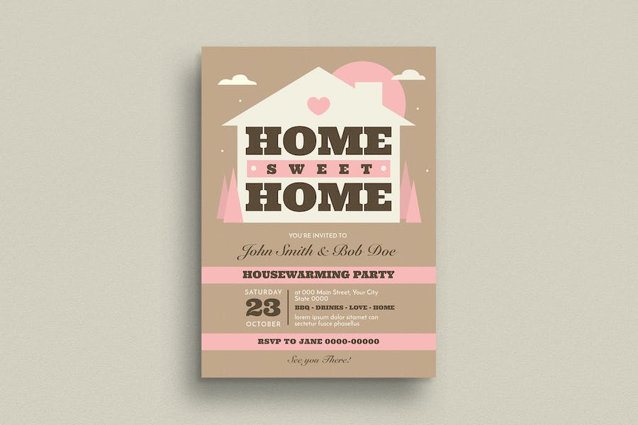 Premium House Warming Invitation/Flyer  Free Download