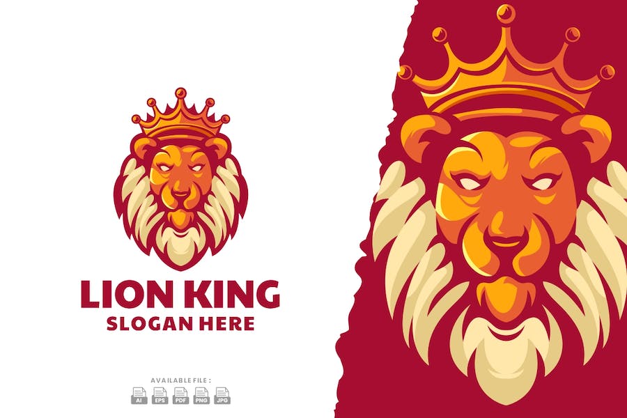 Premium Lion King Logo  Free Download