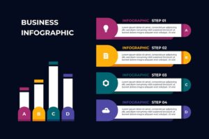 Banner image of Premium Colorful Chart Business Infographic Template  Free Download