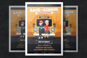 Banner image of Premium Back to School Flyer Template  Free Download