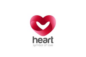 Banner image of Premium Logo Heart Symbol of Love  Free Download