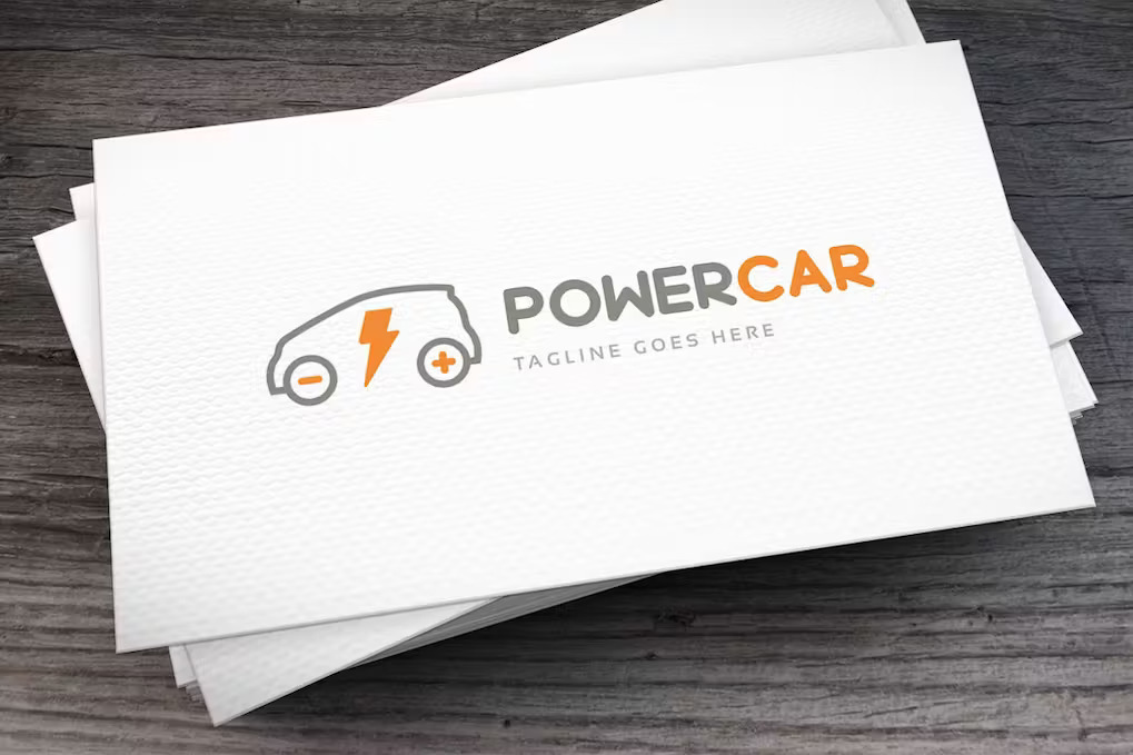 Premium Power Car Logo Template  Free Download
