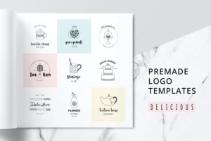 Banner image of Premium Delicious Premade Logo Set  Free Download