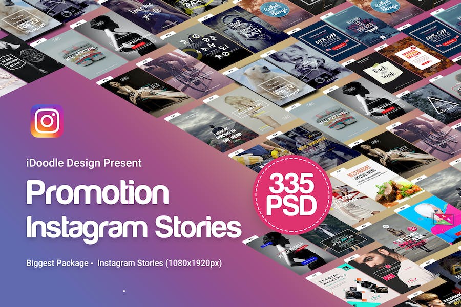 Premium Promotion Instagram Stories 335 PSD  Free Download