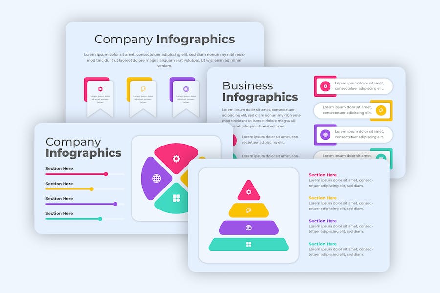 Premium Business Infographics  Free Download