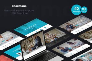 Banner image of Premium Enormous Business Multi-Purpose PSD Template  Free Download