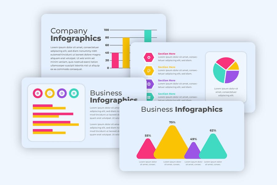 Premium Business Infographics  Free Download