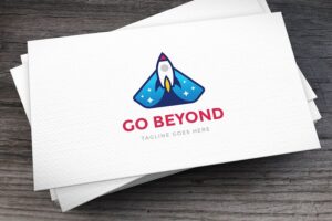 Banner image of Premium Go Beyond Logo Template  Free Download
