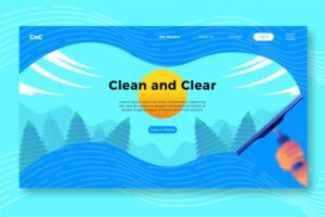 Banner image of Premium Clean and Clear Banner Landing Page  Free Download