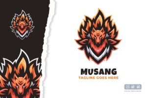 Banner image of Premium Musang Logo Template  Free Download