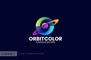 Banner image of Premium Orbit Gradient Colorful Logo  Free Download