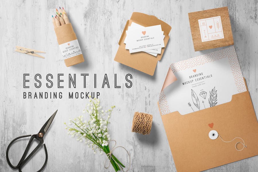 Premium Branding Mockup Essentials Vol 7   Free Download
