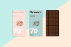 Banner image of Premium Chocolate Scenes Template Mock Up  Free Download