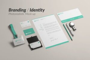 Banner image of Premium Branding Identity Mock-Up  Free Download
