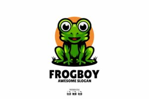 Banner image of Premium Frog Mascot Design Logo  Free Download
