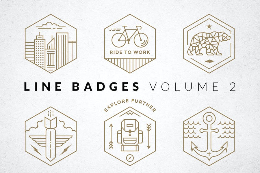Premium Line Badges Volume 2  Free Download