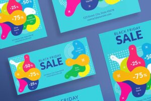 Banner image of Premium Black Friday Sale Flyer and Poster Template  Free Download