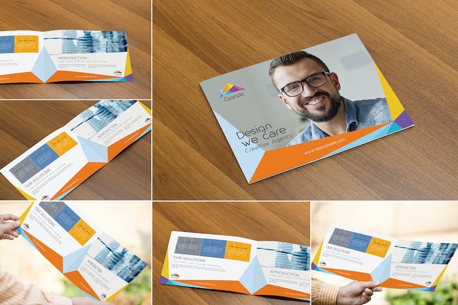 Premium Photorealistic Brochure Mockups  Free Download